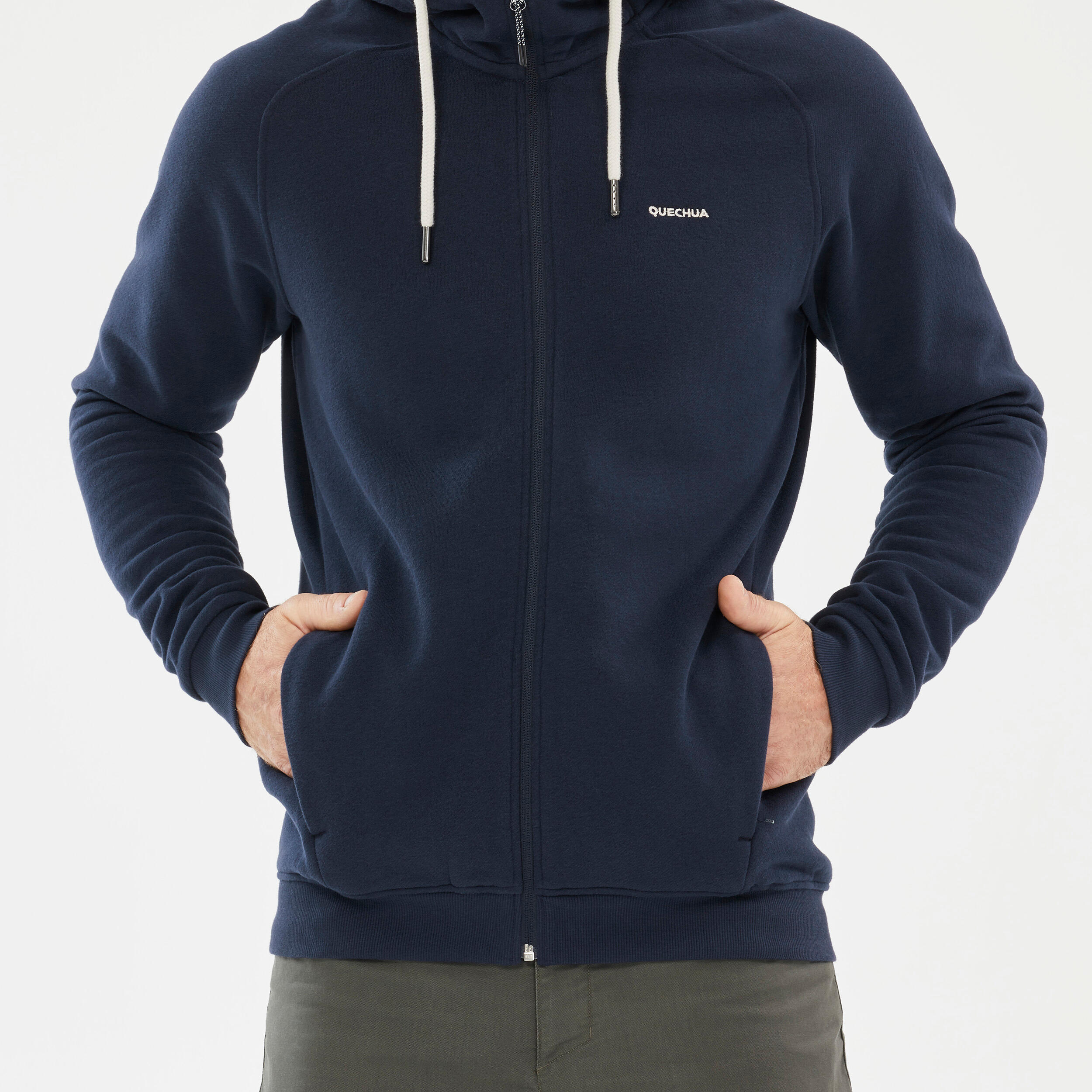Men’s Hiking Zipped Hooded Sweatshirt - NH150 5/7