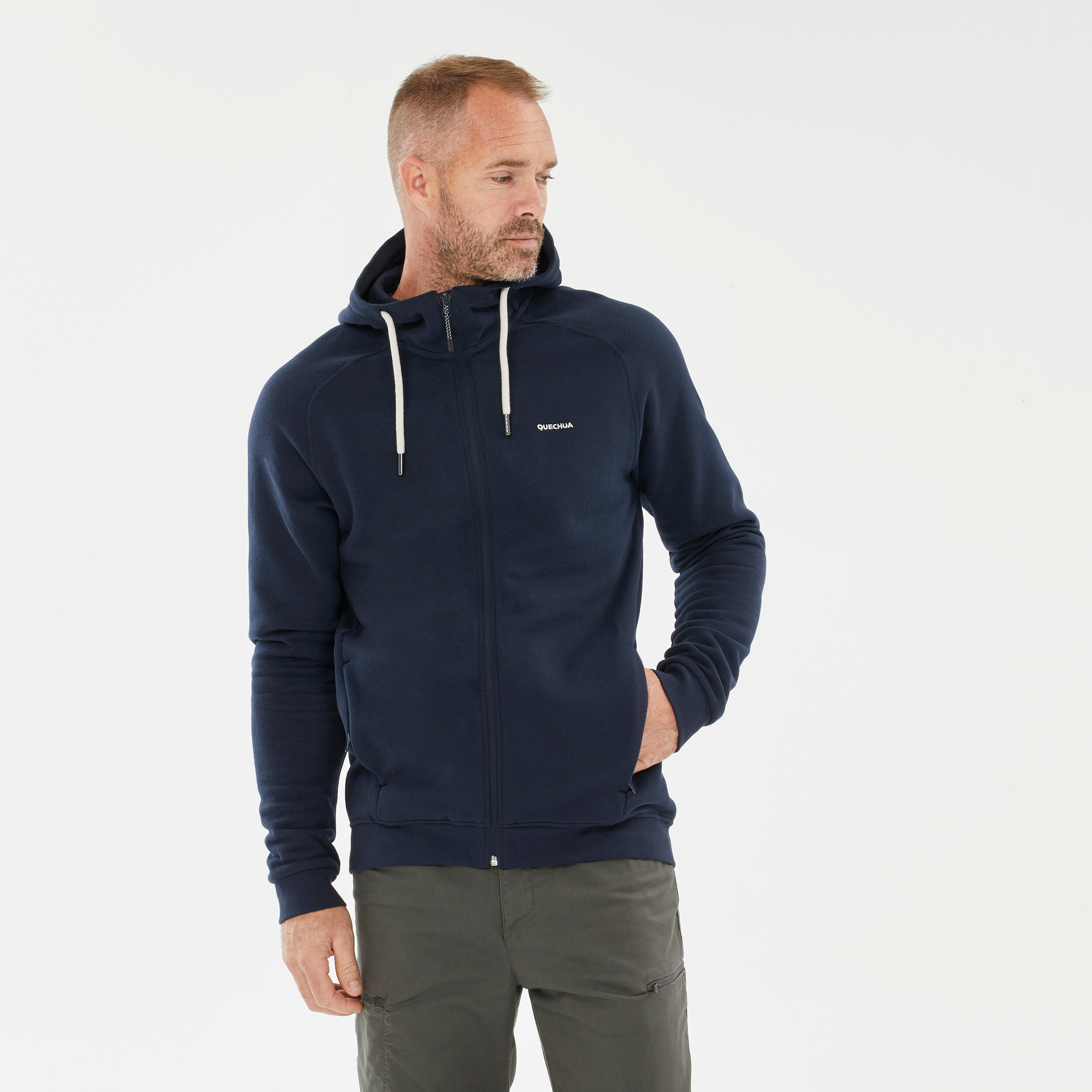 Sudadera cremallera hombre decathlon deals