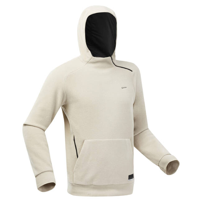 Men's Hiking Hooded Fleece Sweatshirt - MH100