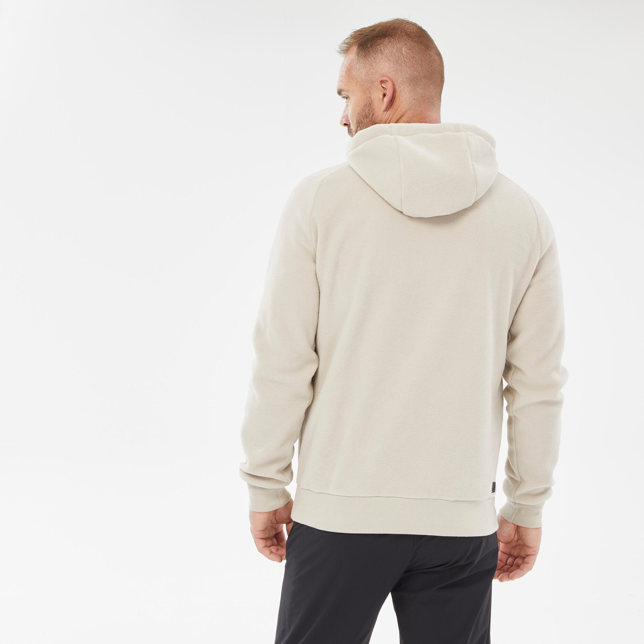 Sweat polaire de randonnee mh100 hoodie homme QUECHUA Decathlon