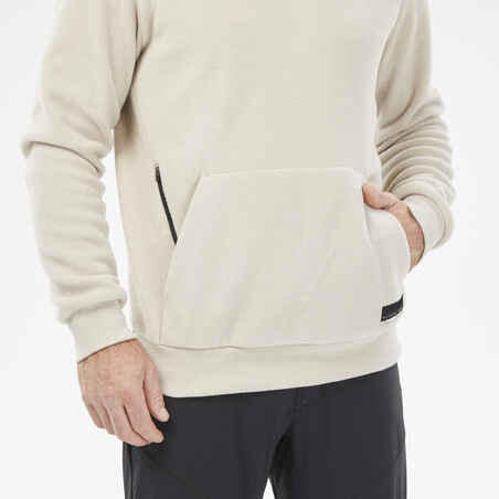 Vyriškas žygių fliso džemperis su gobtuvu „MH100“
