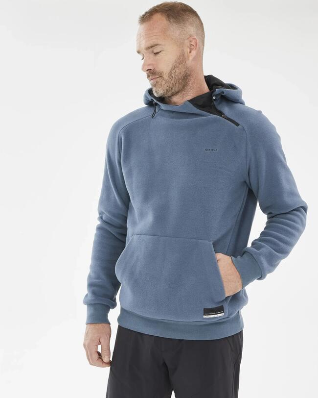 Men’s Hiking Hooded Fleece Sweatshirt - MH100