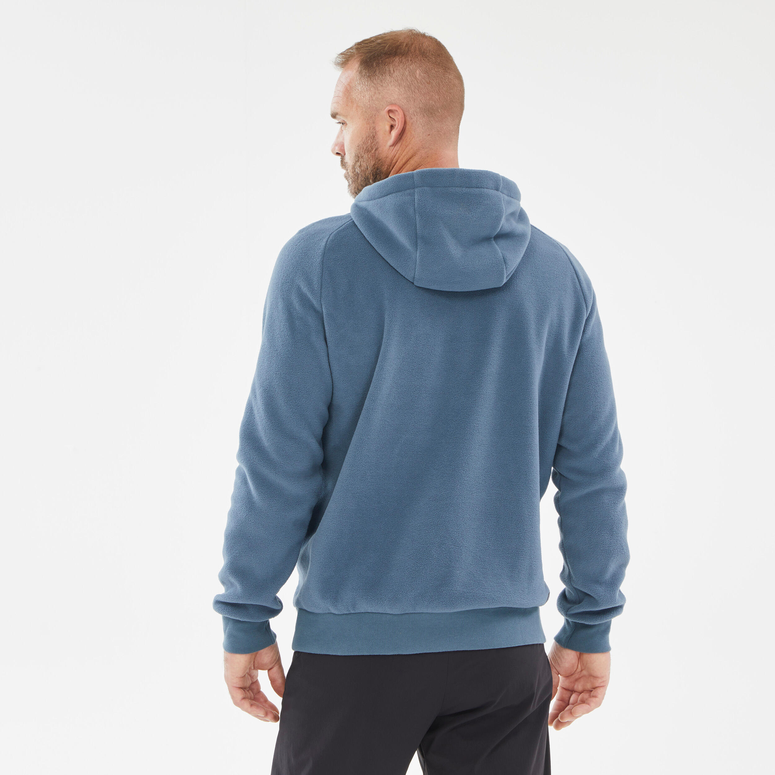 Men’s Hiking Hooded Fleece Sweatshirt - MH100