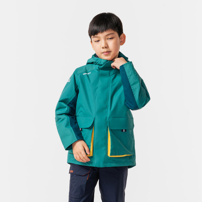 Warm jkt Sailing 100 Boy  red green