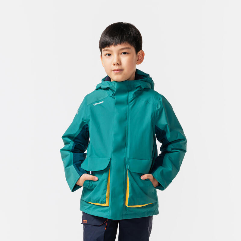 Warm jkt Sailing 100 Boy  red green