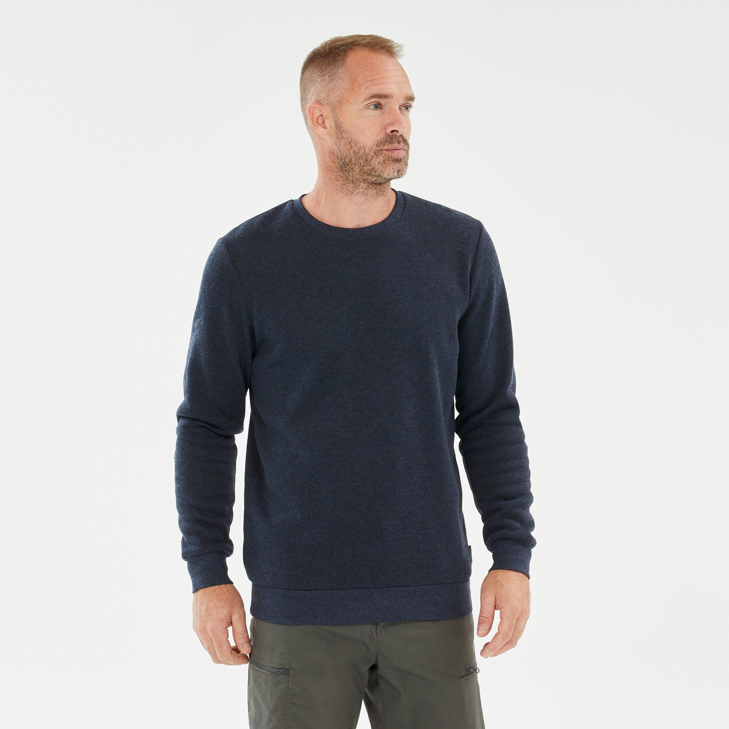 Men’s Crew-Neck Hiking Jumper - NH150 3/5