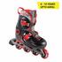 Kids Skating Shoes Inline Play 5 Black