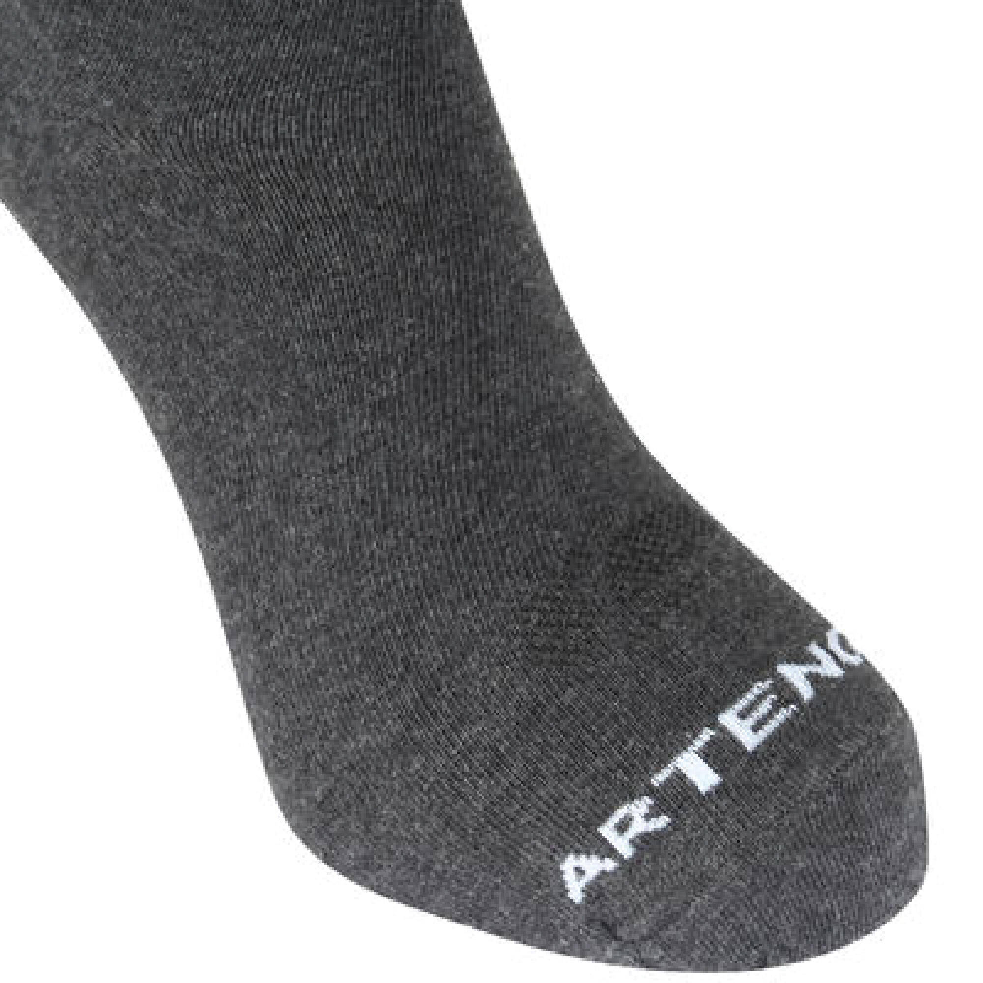 Tennis Socks RS160 High Ankle x1 Grey -  2