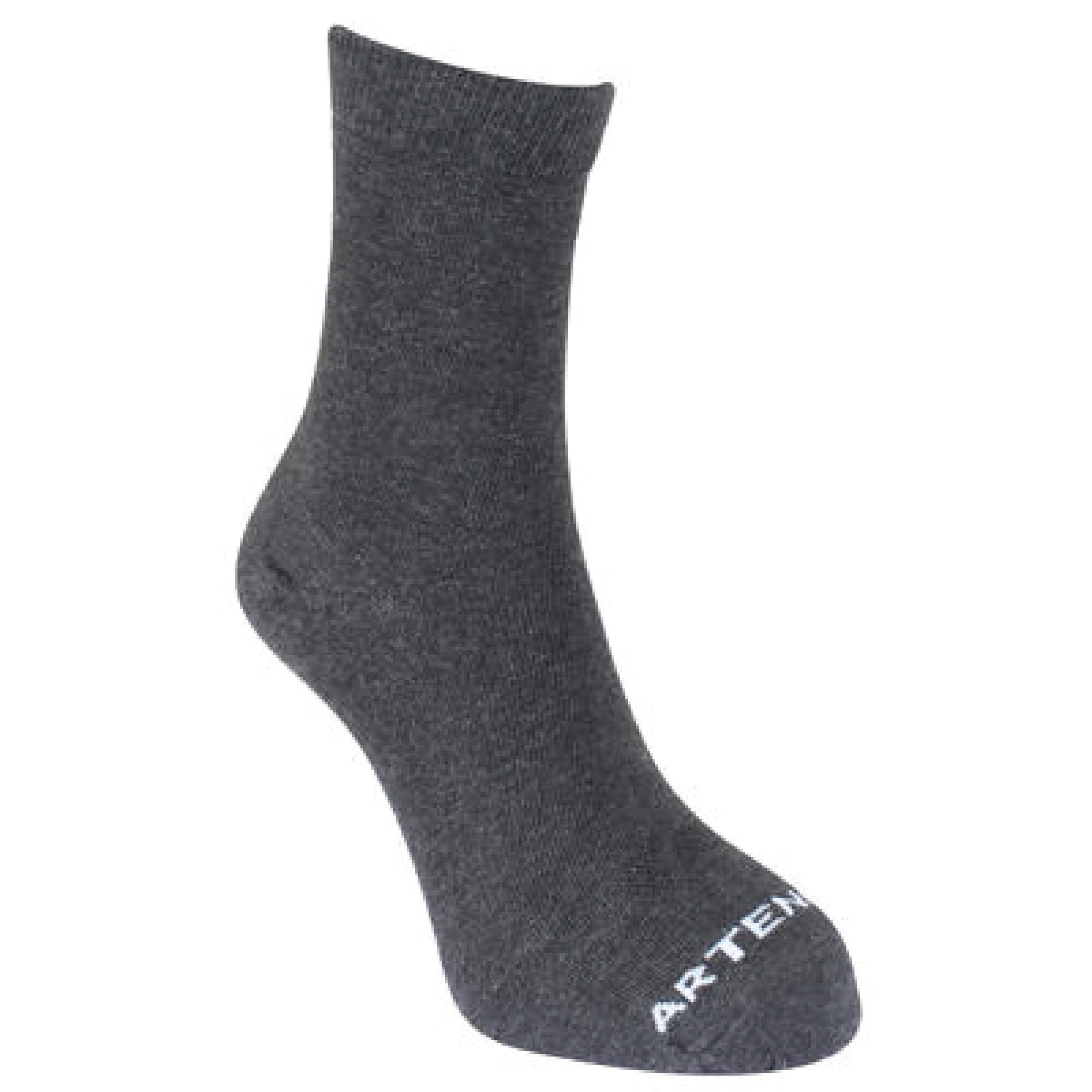 Tennis Socks RS160 High Ankle x1 Grey