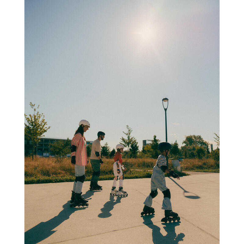 Inline Skates Kinder Fitness FIT3 größenverstellbar Abyss grau