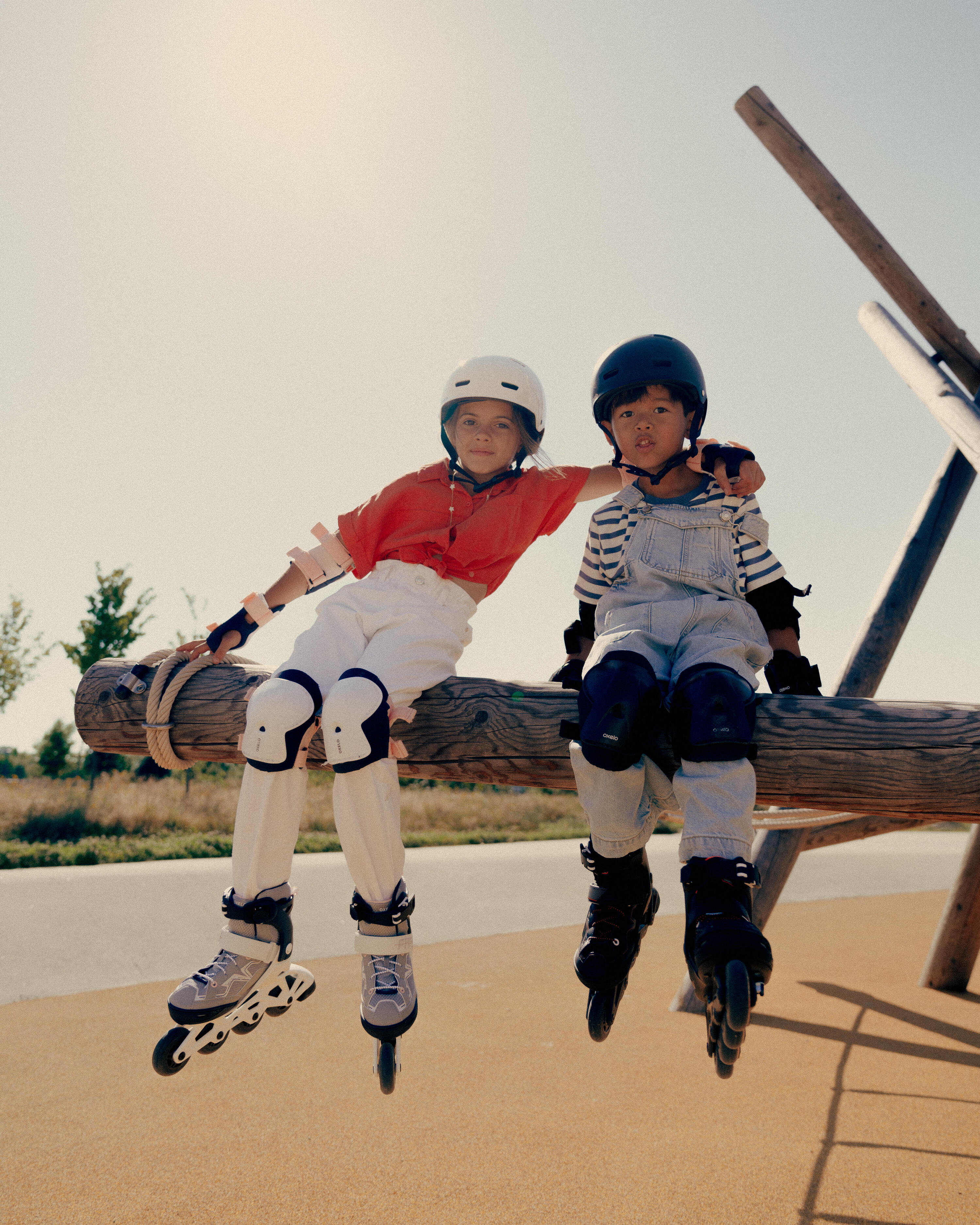 Inline Skates Inliner Fitness Kinder - Fit3 grau 20/23