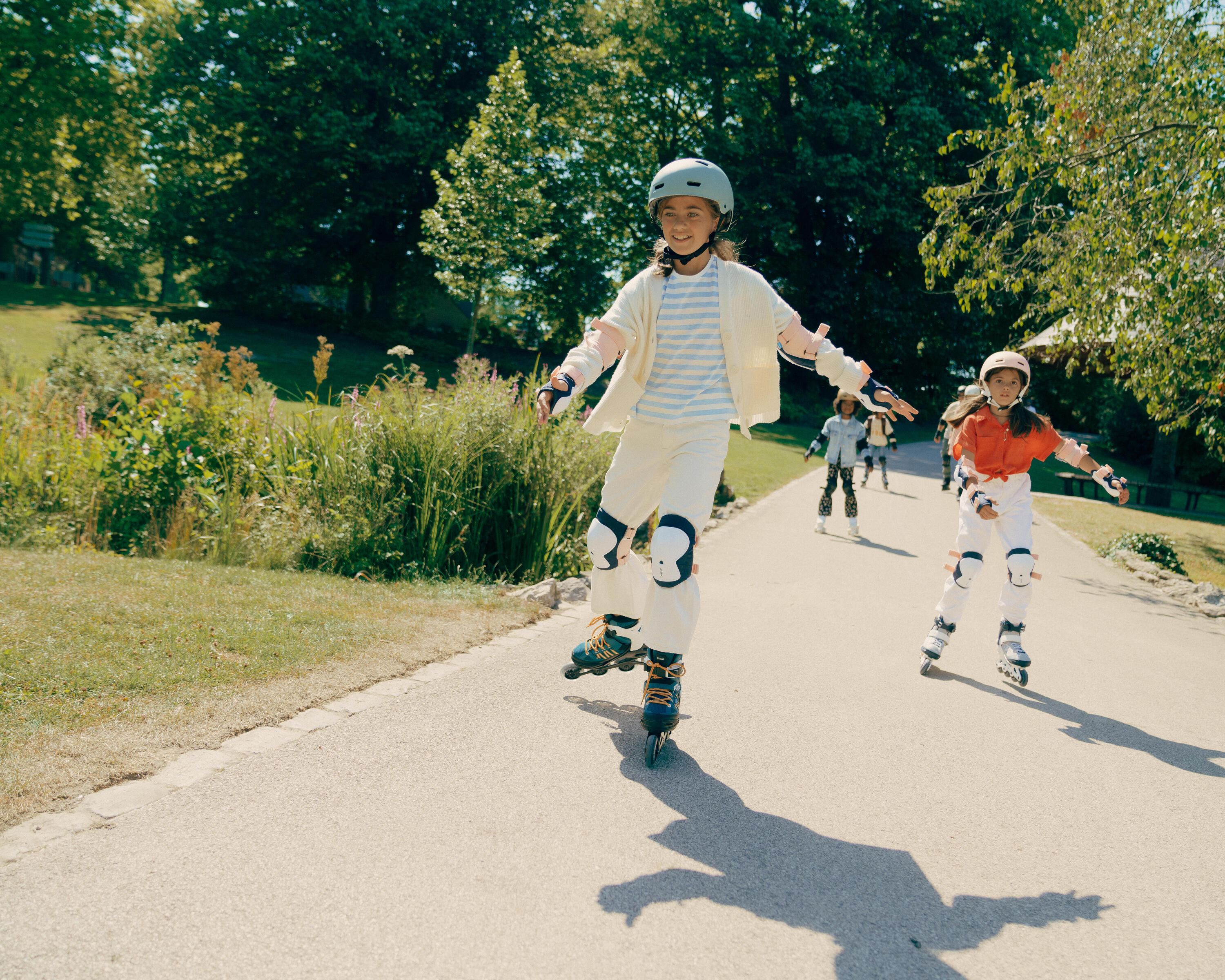 Inline Skates Inliner Fitness Kinder - Fit3 grau 19/23