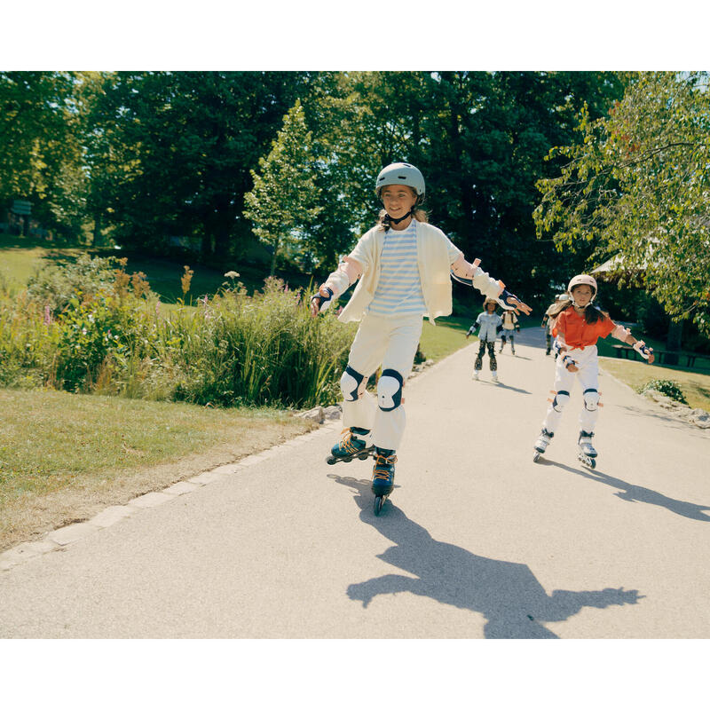 Fitness skates voor kinderen Fit 5 racing blauw