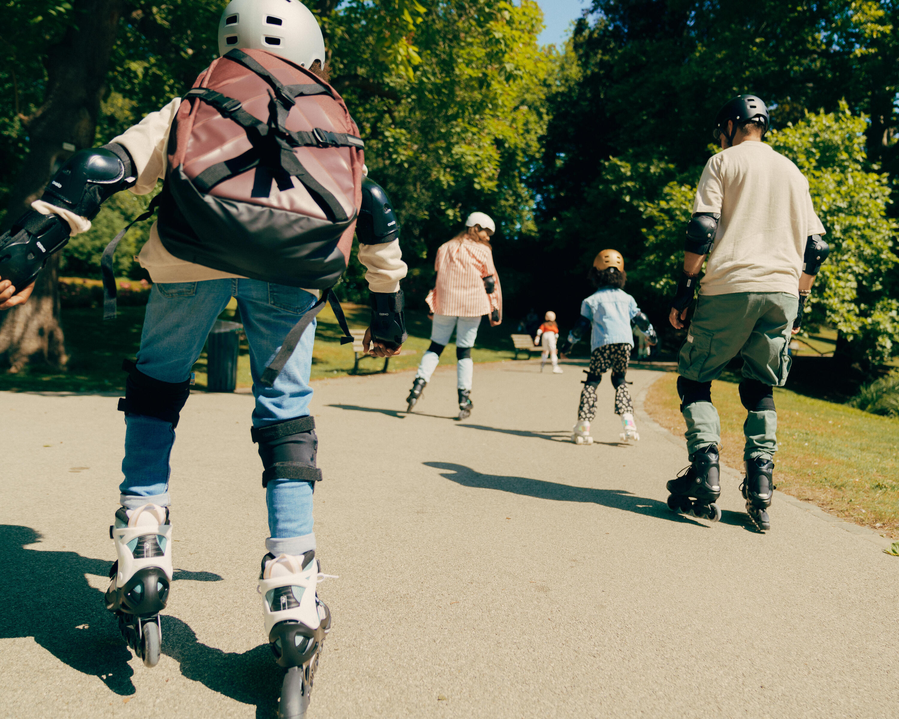 Patins à roues alignées ajustables enfant - FIT 5 21/23