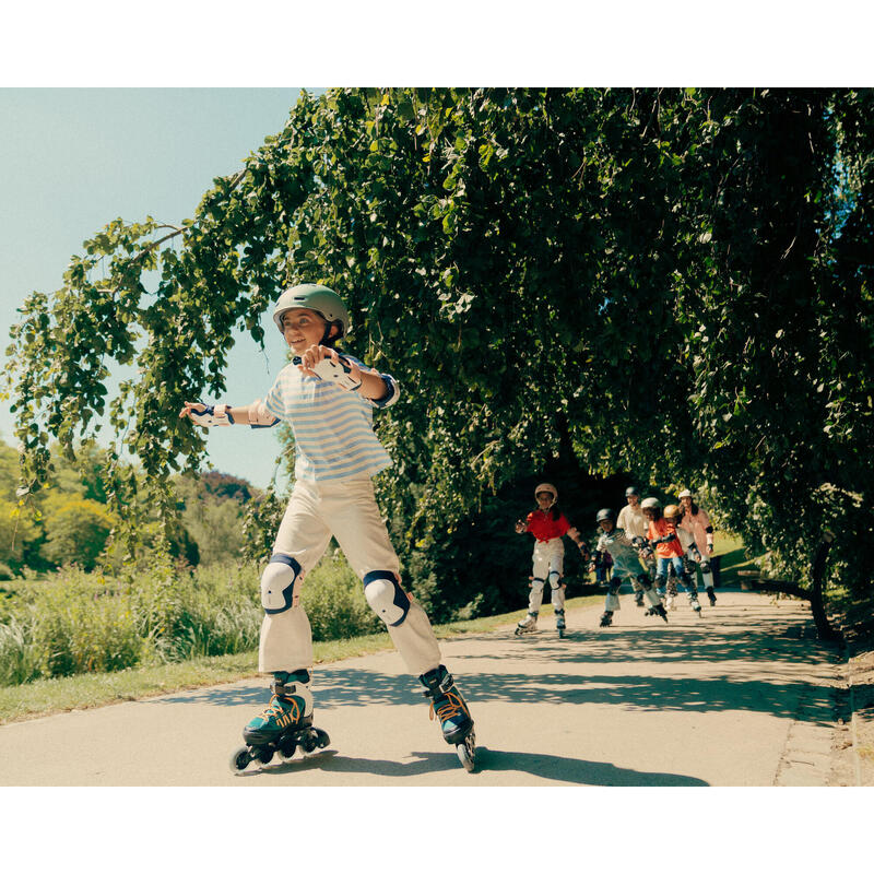 Kids' Set of Inline Skate Scooter Skateboard Protectors Play - Bridal Pink