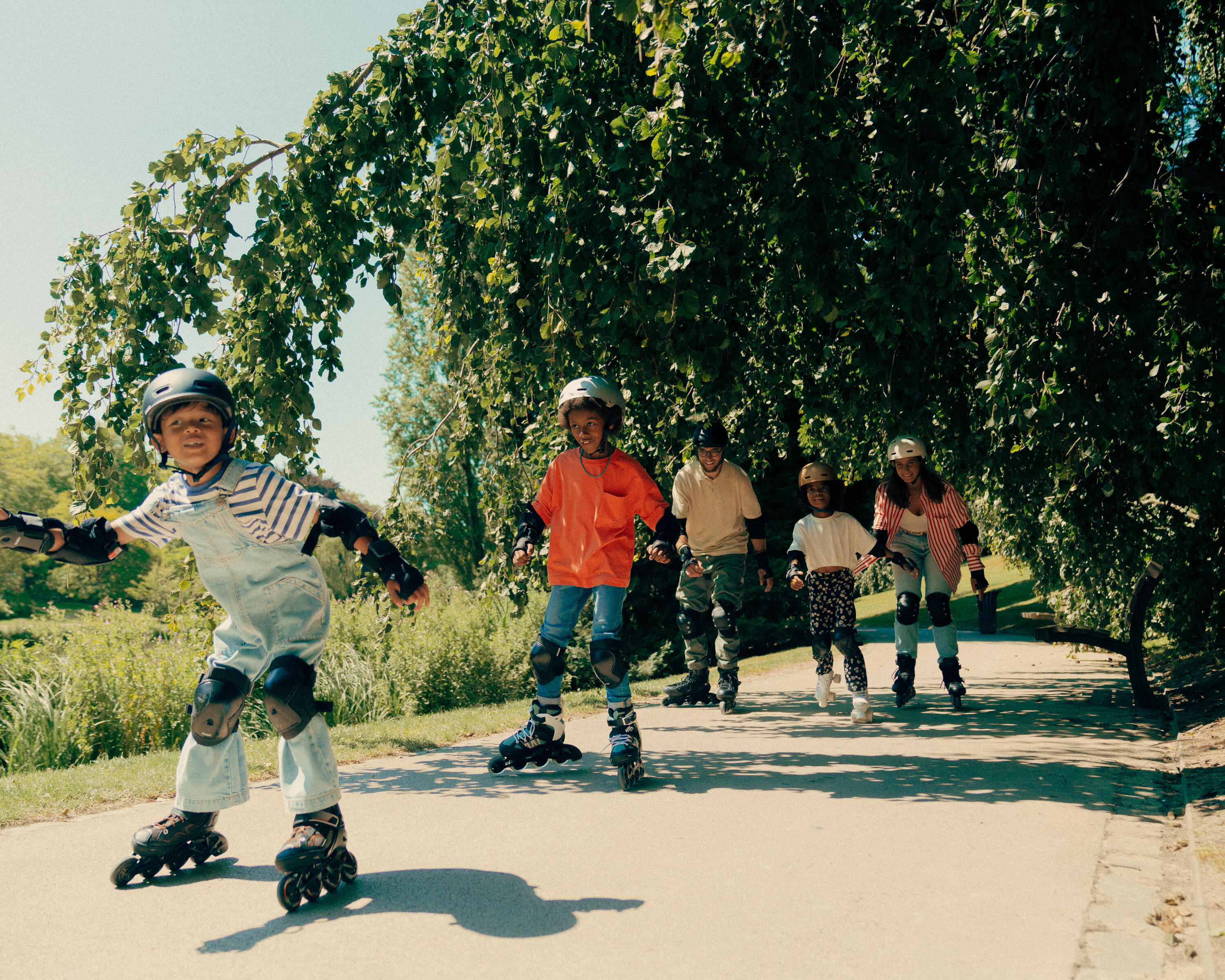 Patins à roues alignées ajustables enfant - FIT 5 20/23