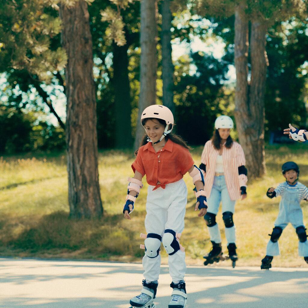 Παιδικά fitness inline πατίνια Fit3 - Μαύρο/Χακί