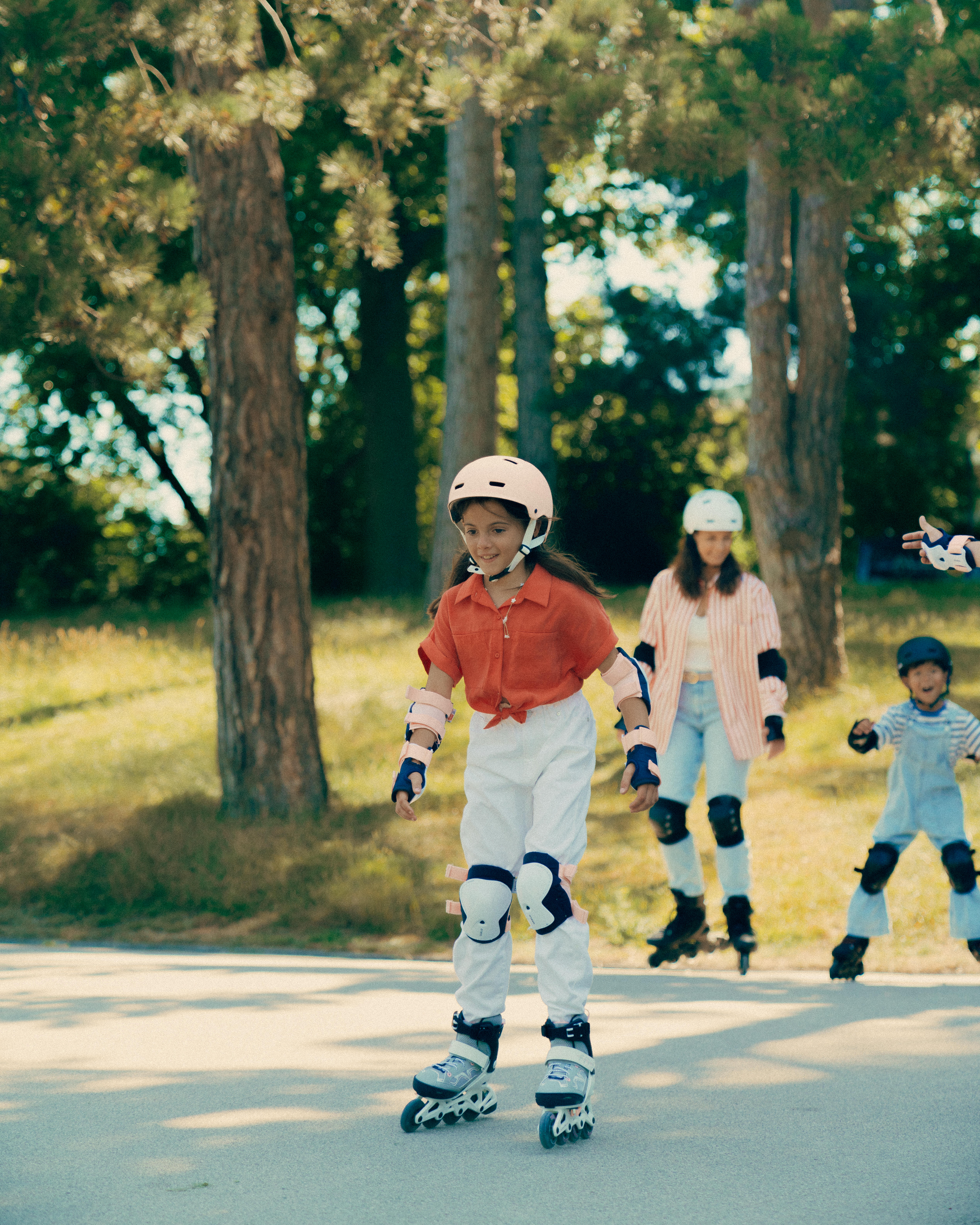 Adjustable Skate Helmet - MF 500 Pink - OXELO