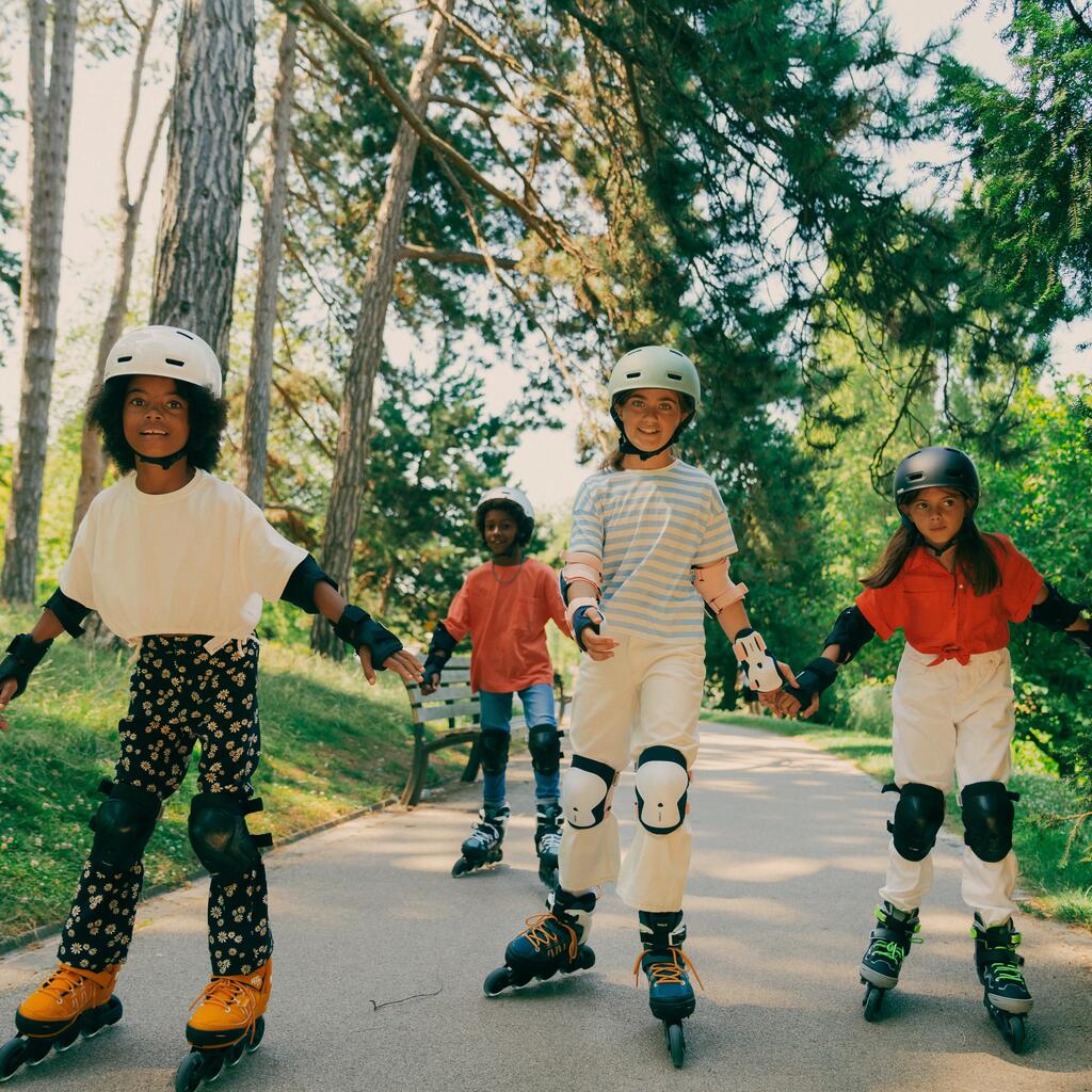 Kids' 3x2 Inline Skating/Scootering Protective Equipment Play - Caktus