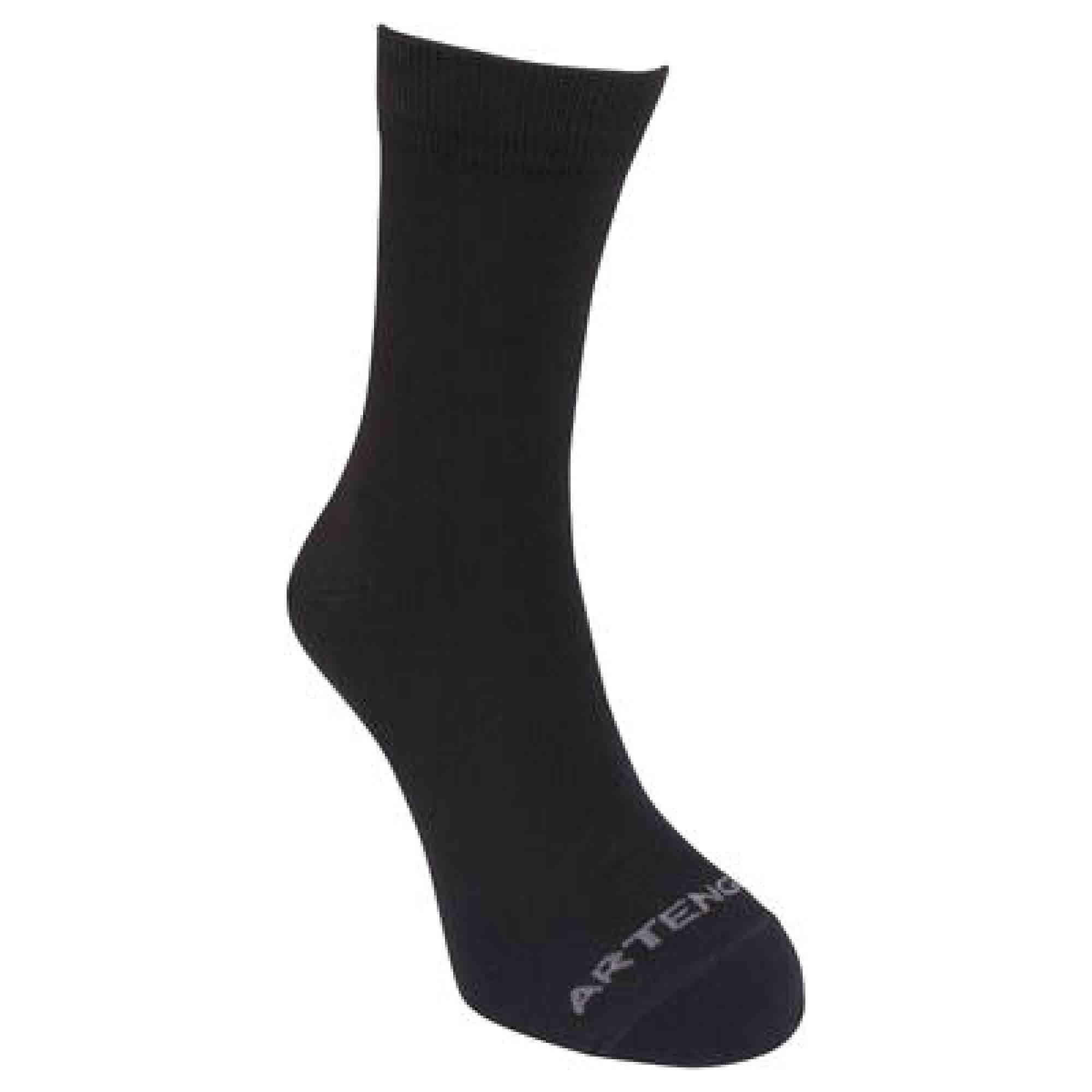 Tennis Socks RS160 High Ankle x1 Black -  4