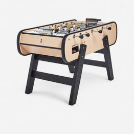 Babyfoot d&#039;intérieur en bois - BF 500 terrain gris