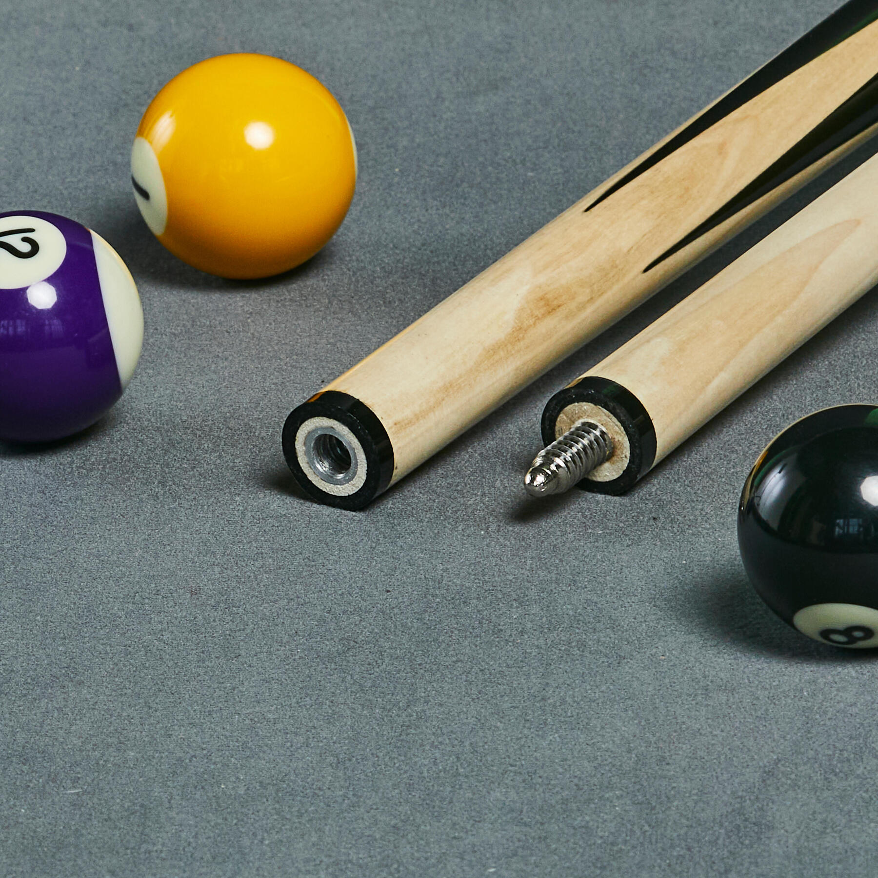 format queue billard monobloc 1/2 1/3