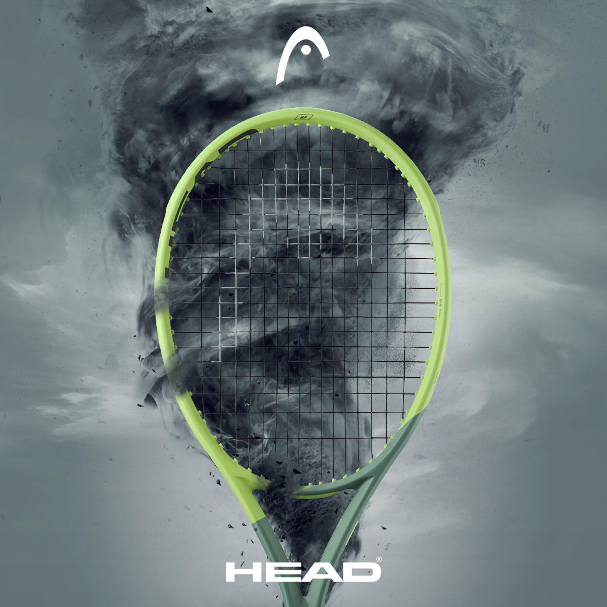 Raqueta de tennis adult - Head Auxetic Extreme Team Groc 275 g 7/12