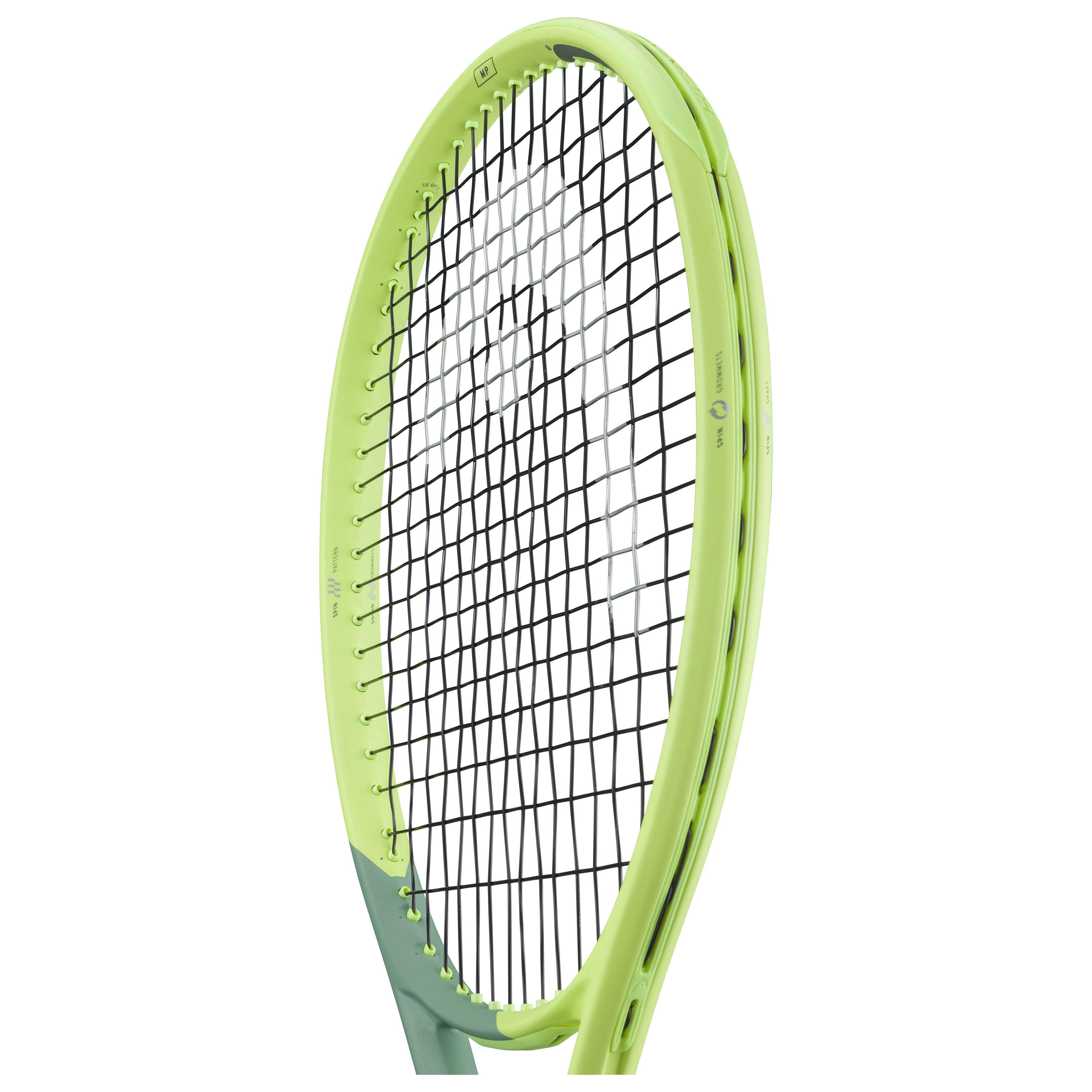 Adult Tennis Racket Auxetic Extreme MP 300 G- Grey/Yellow - Decathlon