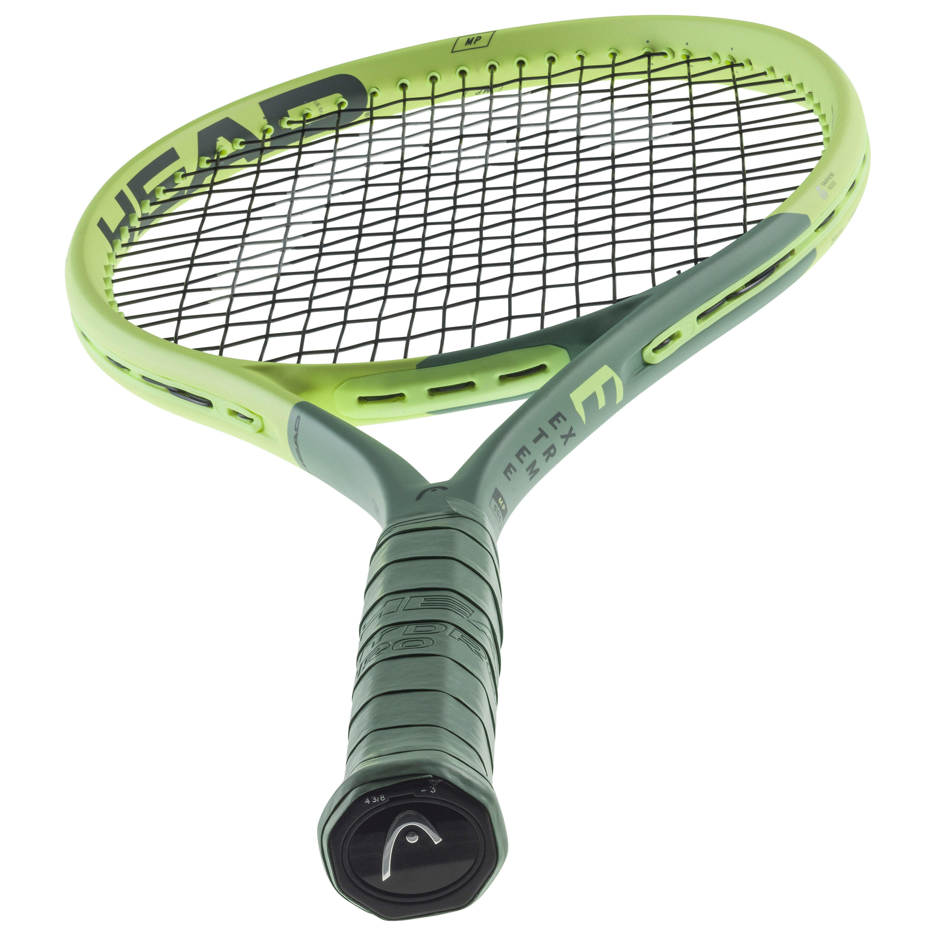 Adult Tennis Racket Auxetic Extreme MP 300 g- Grey/Yellow 9/9