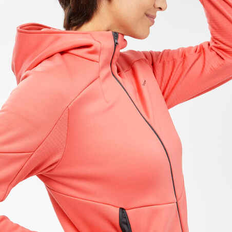 Women’s Hiking Fleece Jacket - mh500 Hood