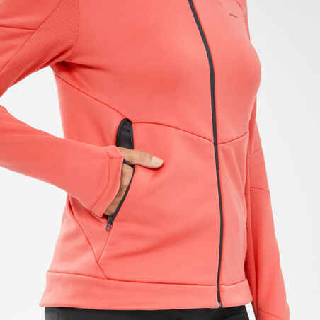 Women’s Hiking Fleece Jacket - MH520 Hood