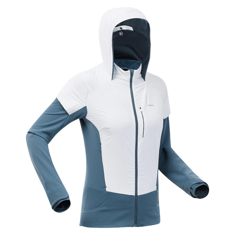 Chaqueta polar híbrida de senderismo - MH920 Hood - Mujer