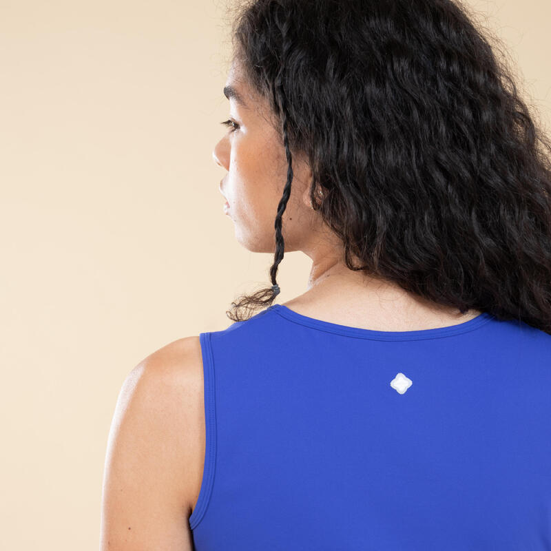 Crop top premium yoga indigo