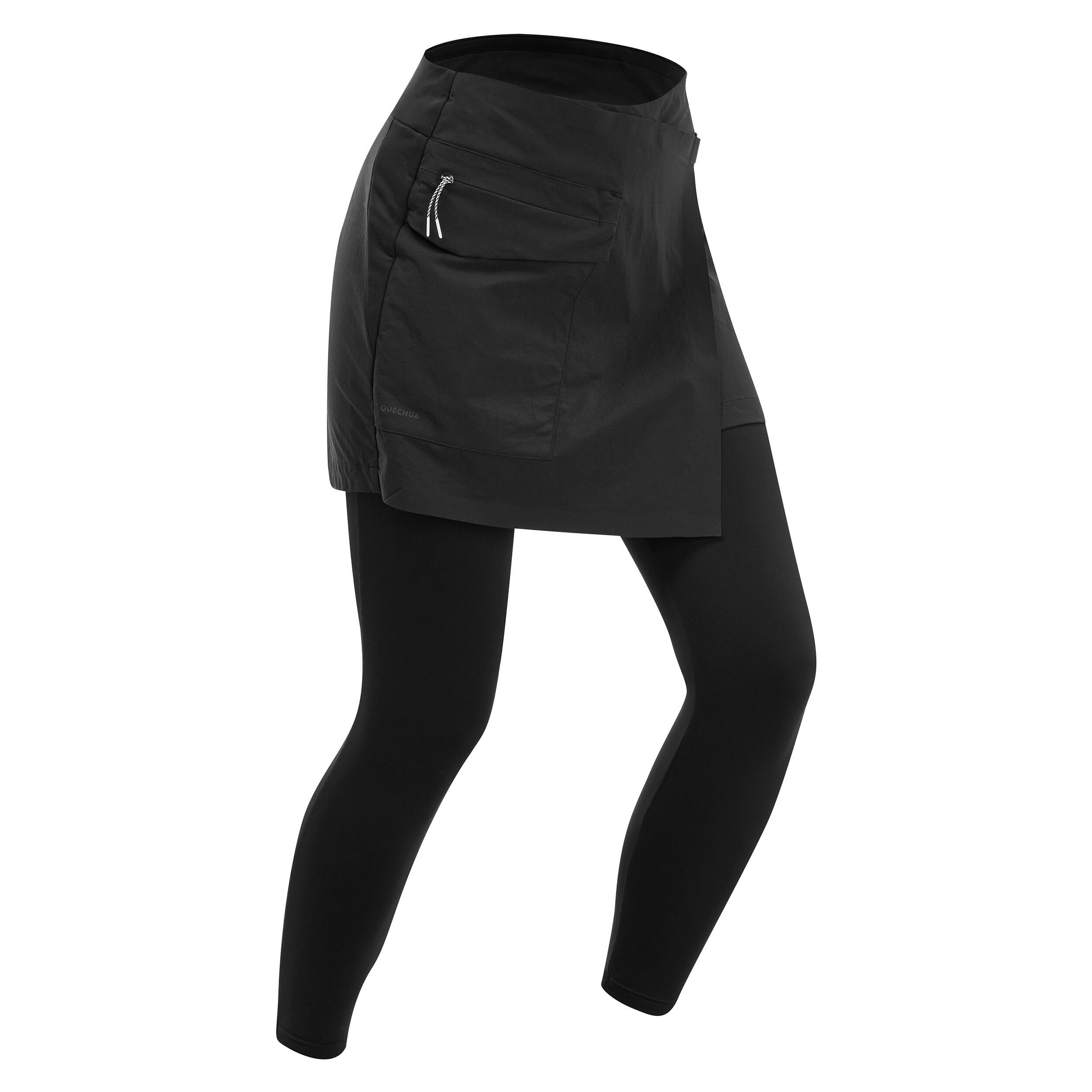Falda-leggings de montaña y trekking cálidos Mujer Quechua NH500 9/12
