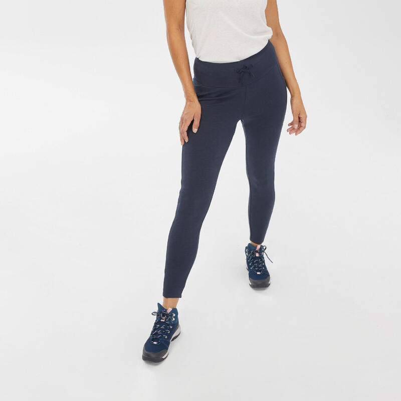 Leggings Damen Naturwandern - NH100 marineblau 