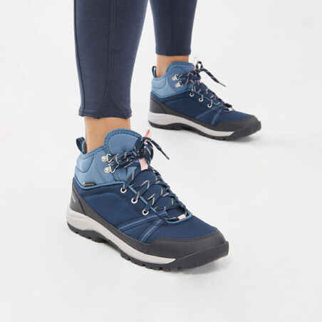 Women’s hiking leggings NH100 - Blue