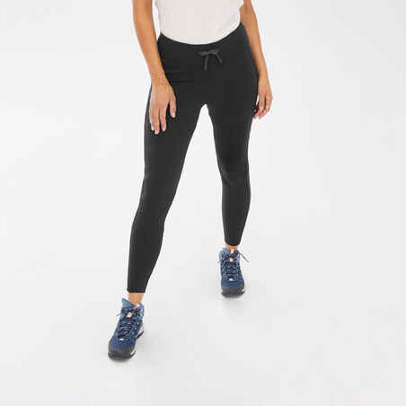 Women’s hiking leggings NH100 - Black