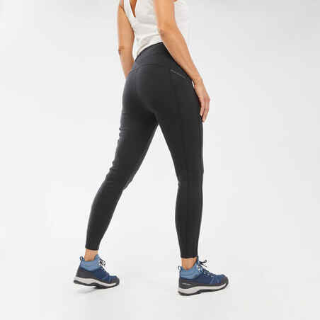 Women’s hiking leggings NH100 - Black
