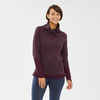 Sweatshirt Naturwandern NH100 Damen bordeaux