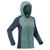 Sweat à capuche de randonnée femme, NH500 Hybrid bleu