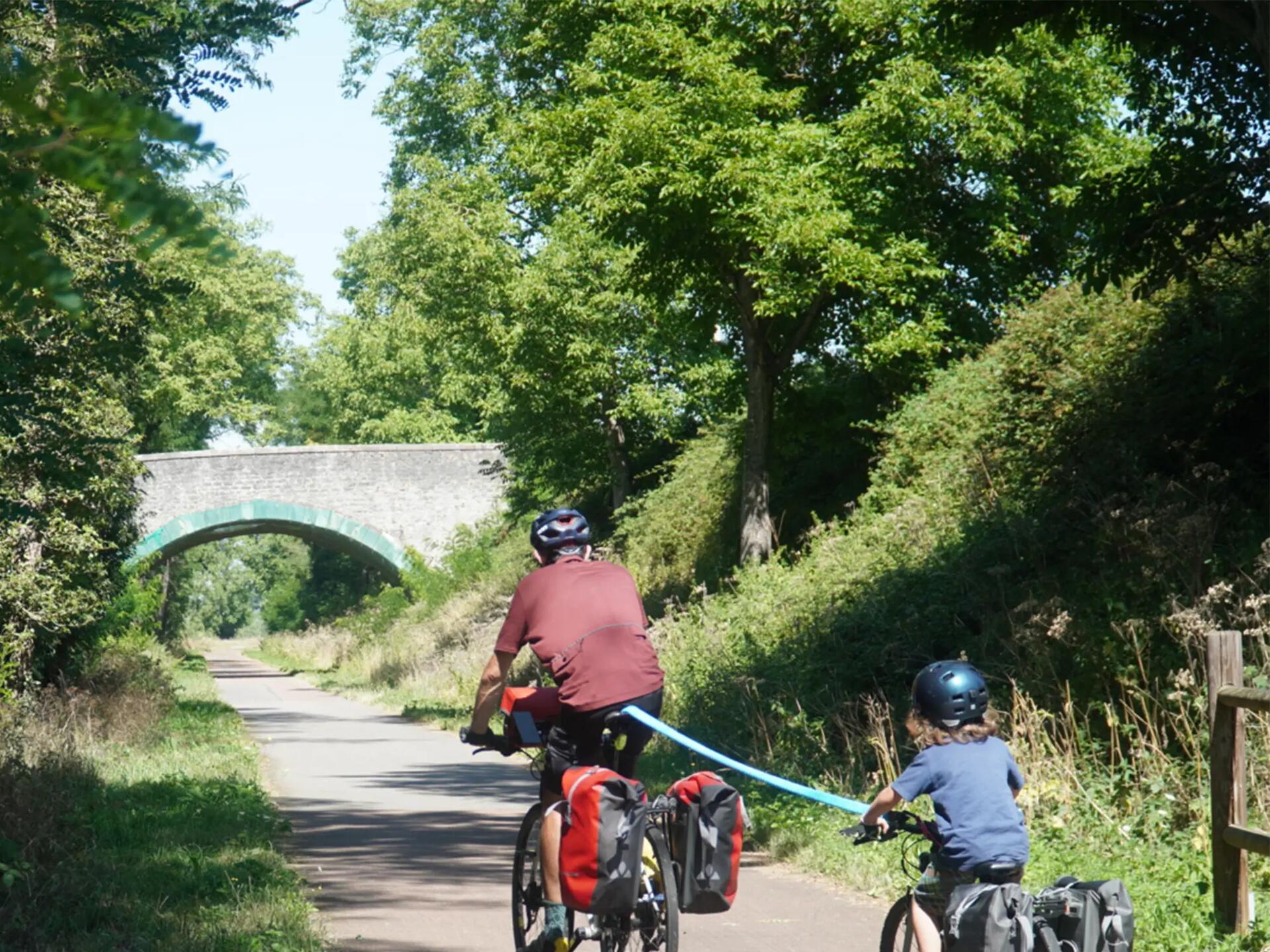 fietsen met het gezin