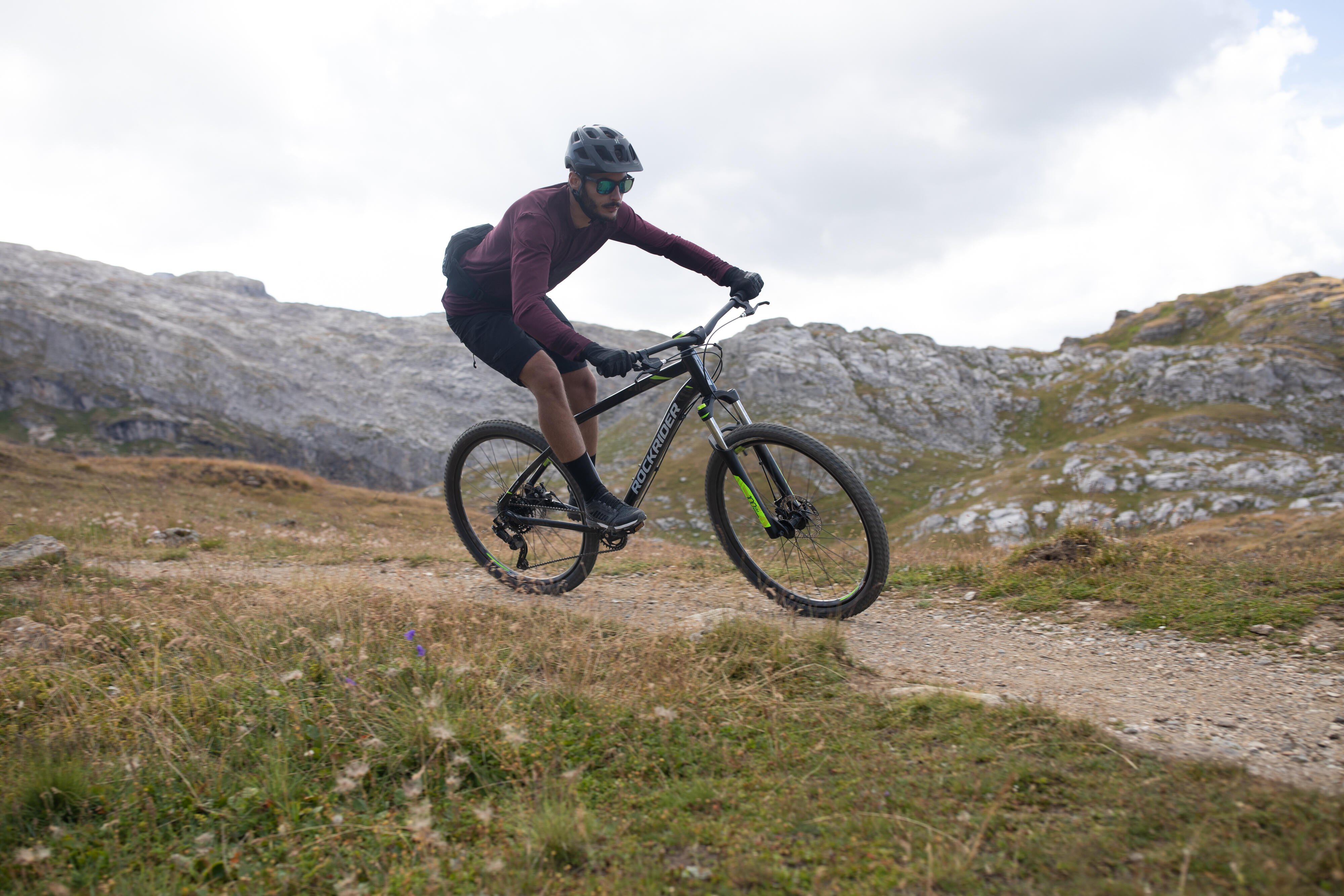 Casque de vélo de montagne – EXPL 500 noir - ROCKRIDER