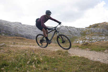 خوذة ركوب الدراجة الجبلية - EXPL 500 أسود