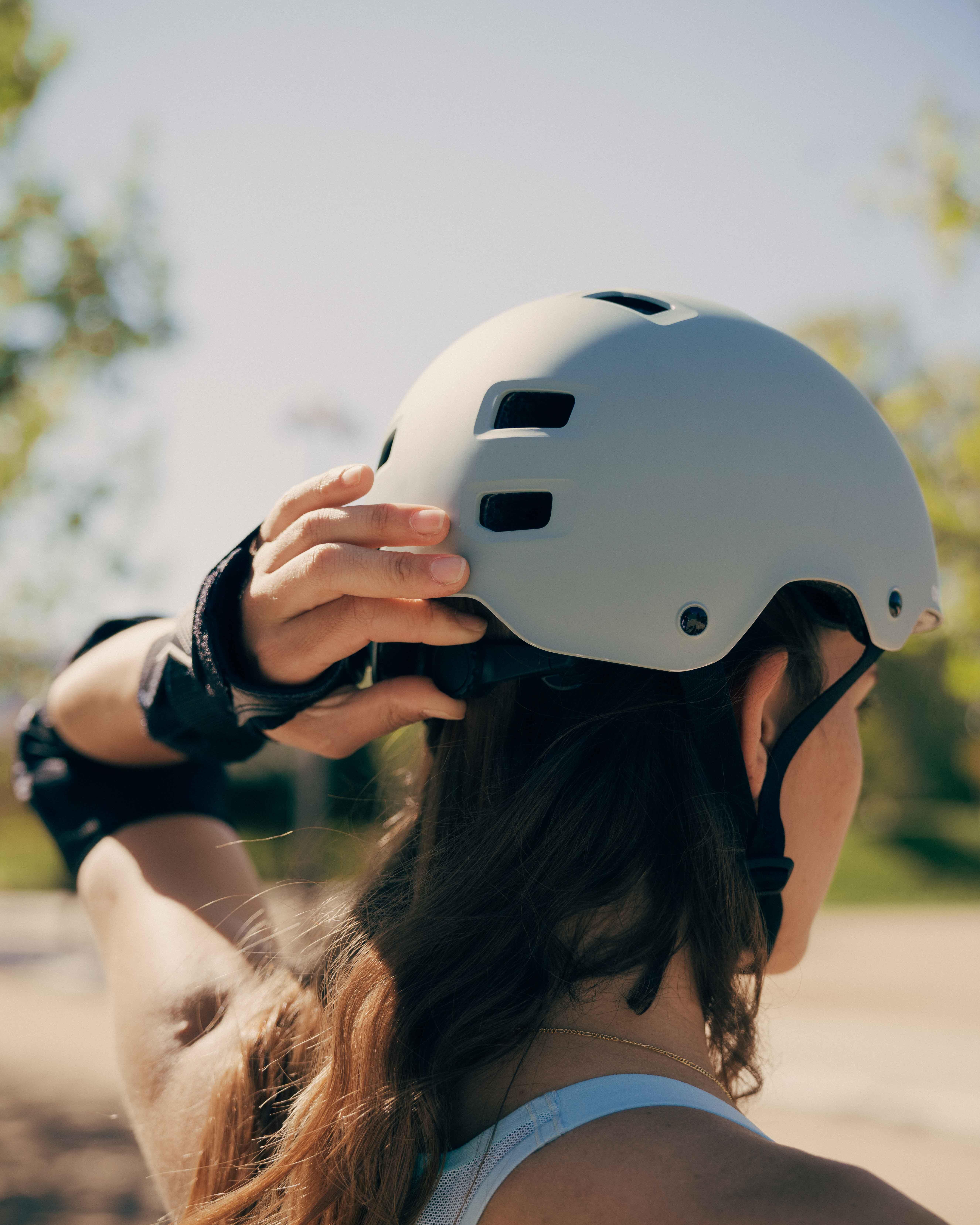 Adjustable Skate Helmet - MF 500 Green - OXELO