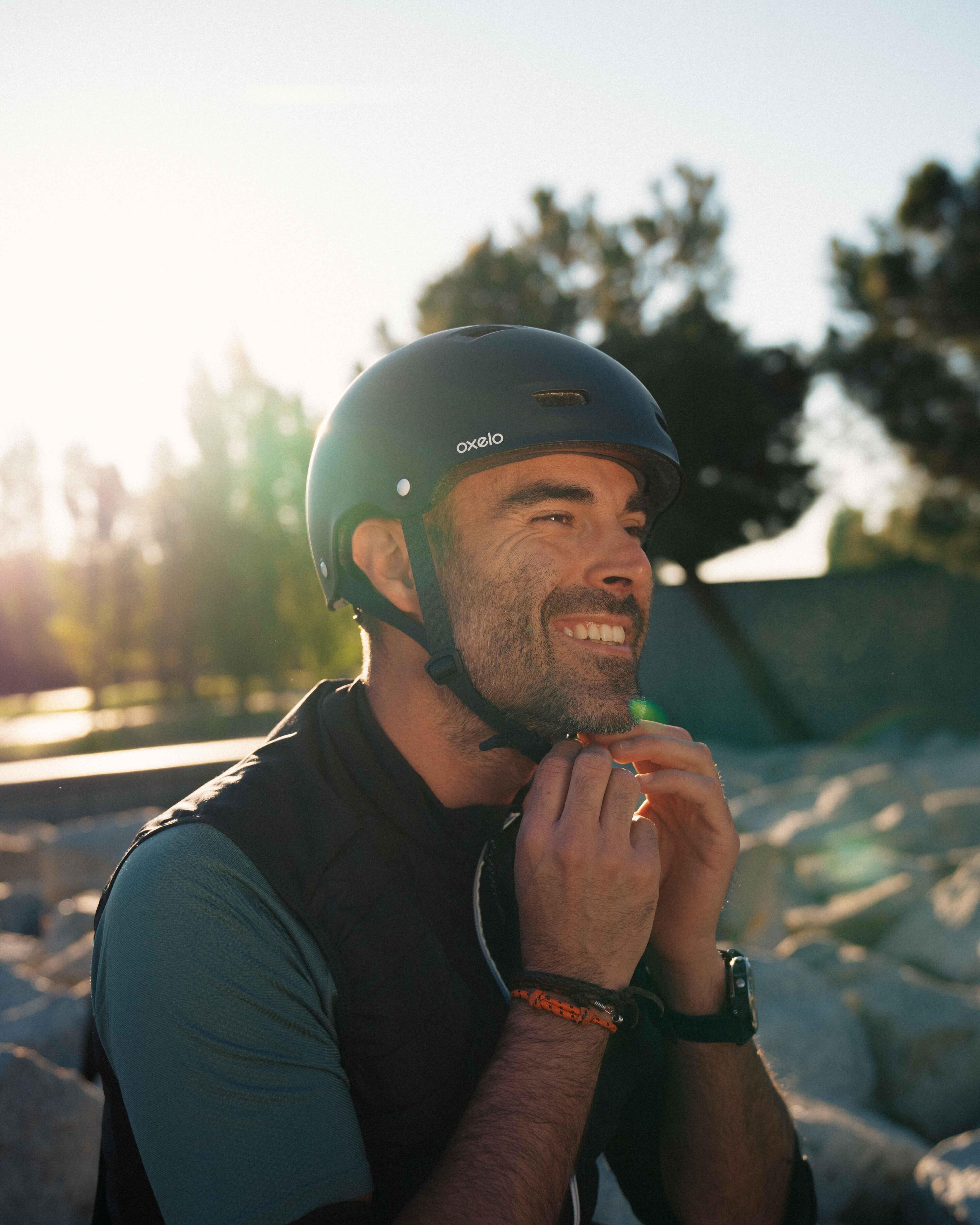 Adjustable Skate Helmet - MF 500 Black 21/25