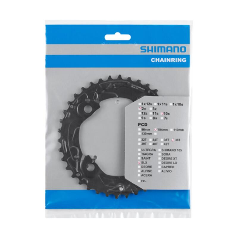 Platos MTB Shimano Deore 10V (24-28-36-38 dientes)