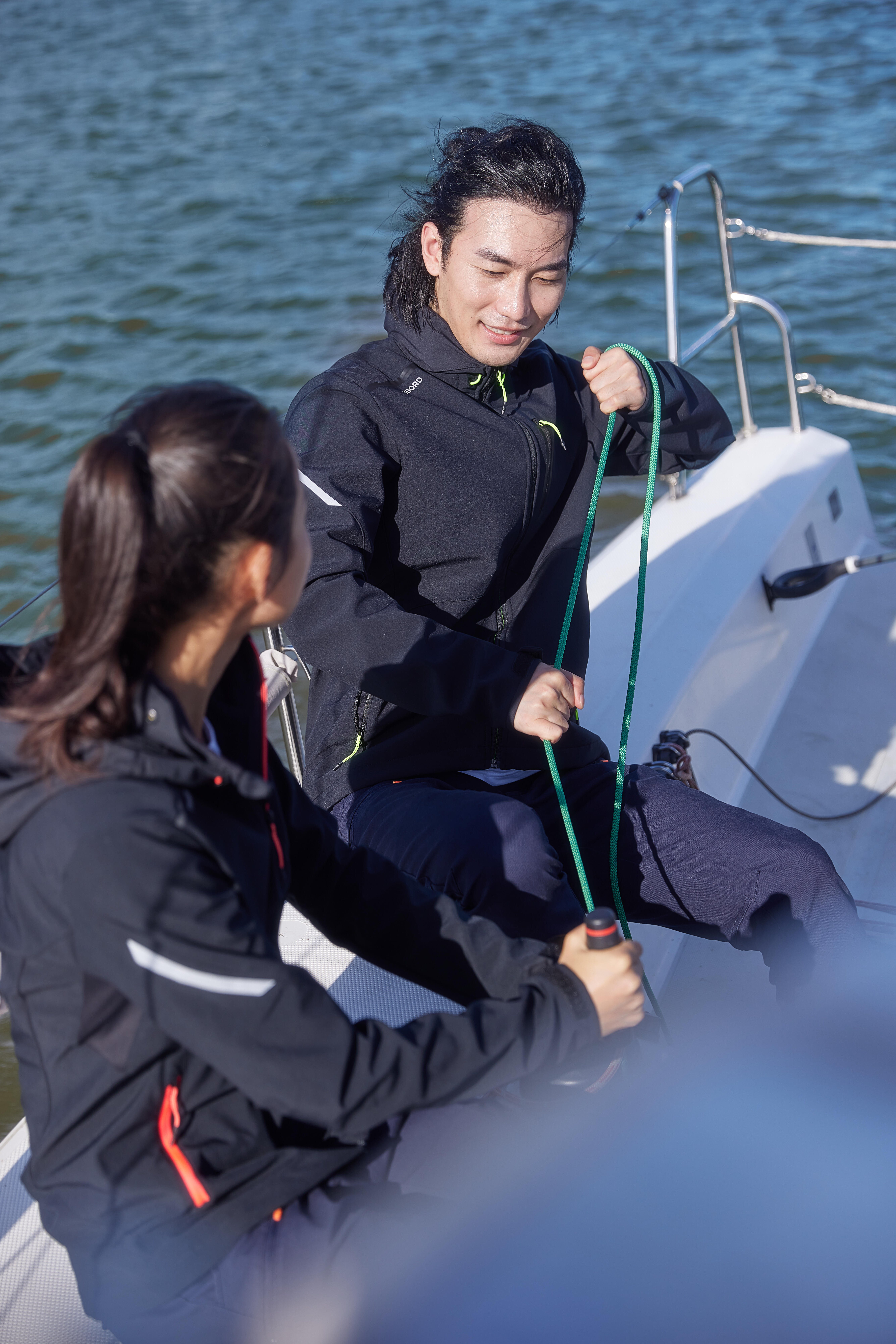 Women’s Windproof Softshell Jacket - 900 Black - TRIBORD