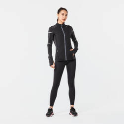 Women's Running& Trail Running Leggings KIPRUN Run 900 Light-black