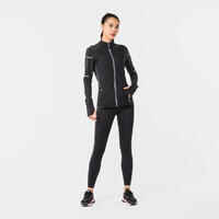 Women's Running& Trail Running Leggings KIPRUN Run 900 Light-black