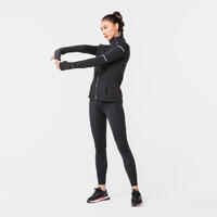 Women's Running& Trail Running Leggings KIPRUN Run 900 Light-black